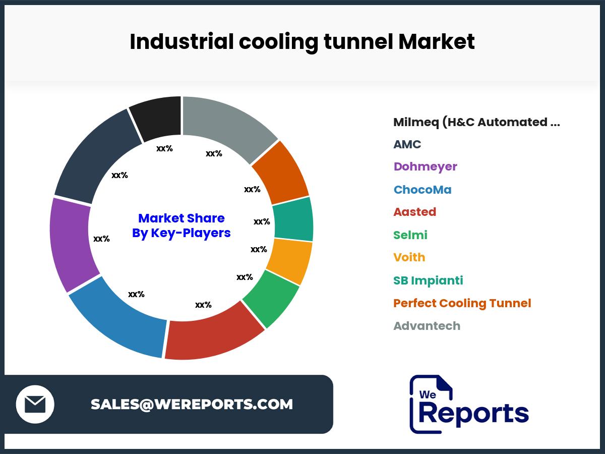 Industrial cooling tunnel