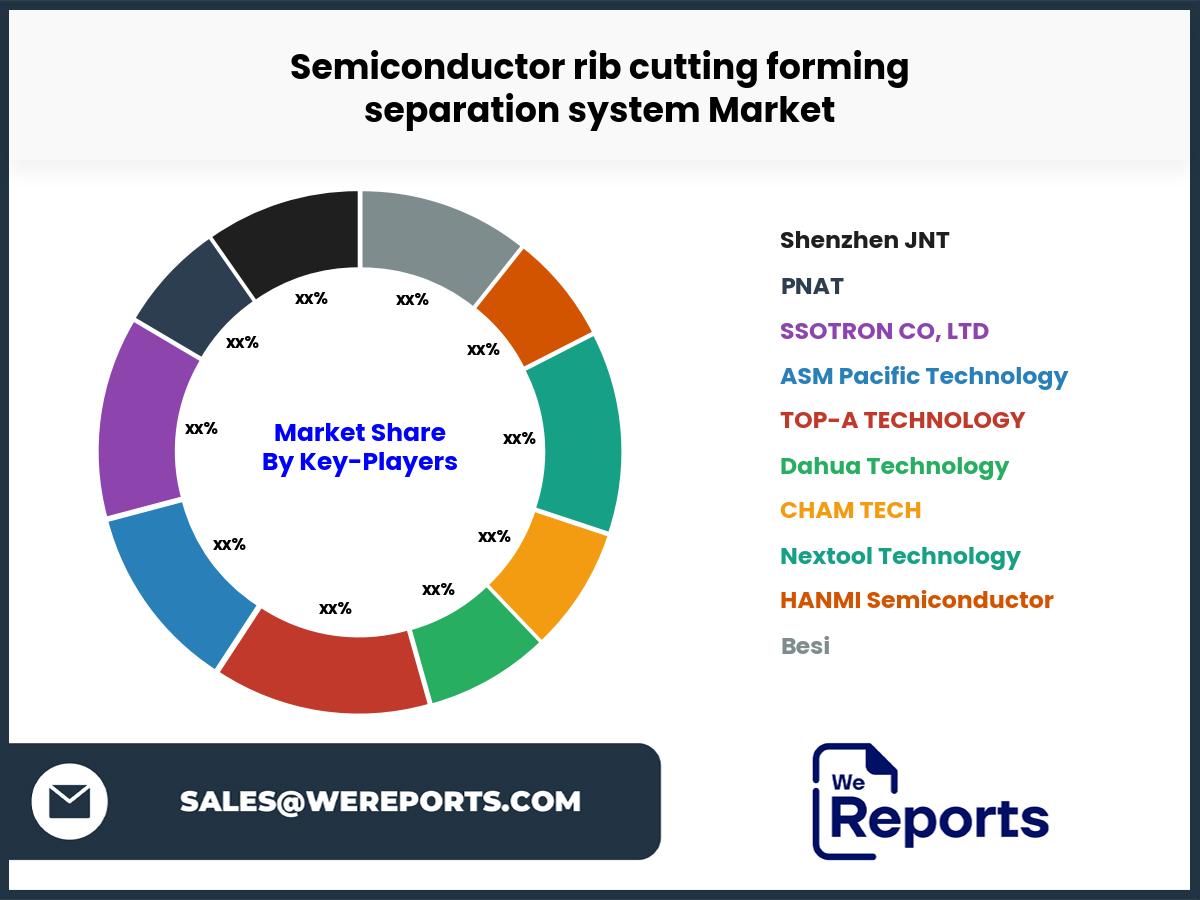 Semiconductor rib cutting forming separation system